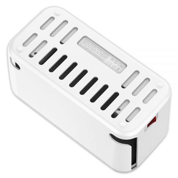 Сетевой фильтр LDNIO SE5334/SN5309, в ящике, 3 USB QC / 5 розеток, 2 м, 2.5 кВт, 3.1 А, белый - фото 6