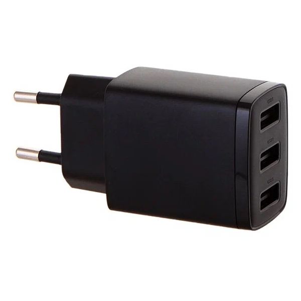 Сетевое зарядное устройство Baseus Compact Charger, 3U, 17W, EU, черный - фото 4