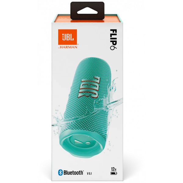 Акустическая система JBL Flip 6, бирюзовый - фото 9