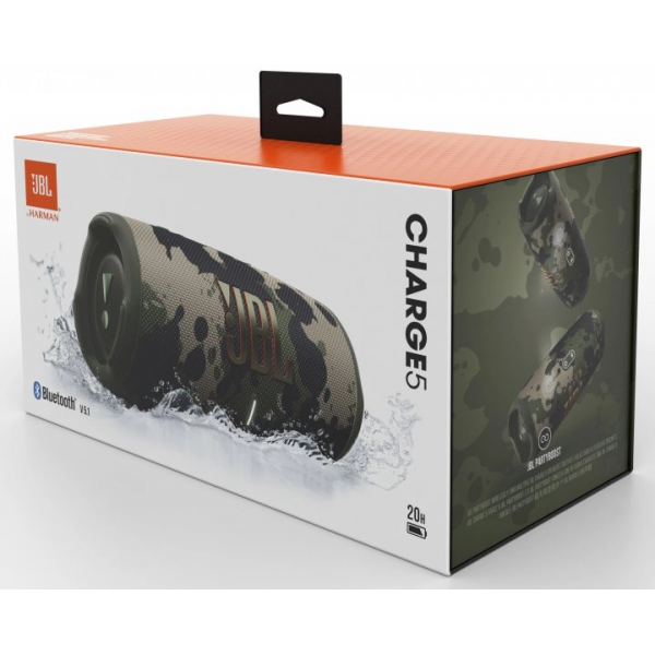 Акустическая система JBL Charge 5, хаки - фото 8