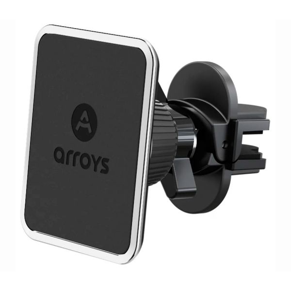Автодержатель Arroys Vent One, магнитный, в решётку, серебристый - фото 1
