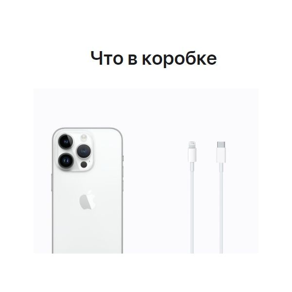 Apple iPhone 14 Pro, 1 ТБ, серебристый - фото 10