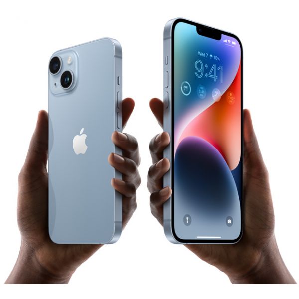 Apple iPhone 14, 256 ГБ, «небесно-голубой» - фото 7