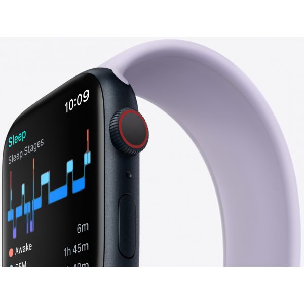Apple Watch Series 8, 41 мм, алюминиевый корпус (PRODUCT)RED, спортивный ремешок красный (S/M) - фото 9