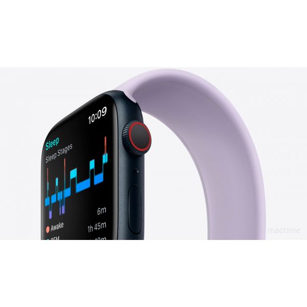 Apple Watch Series 8, 41 мм, алюминиевый корпус «сияющая звезда», спортивный ремешок «сияющая звезда» (S/M) - фото 8
