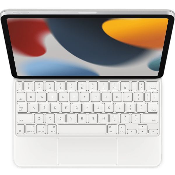 Клавиатура Apple Magic Keyboard для iPad Pro ( 2022), 6‑го поколения, оригинал, русская раскладка, белая - фото 1