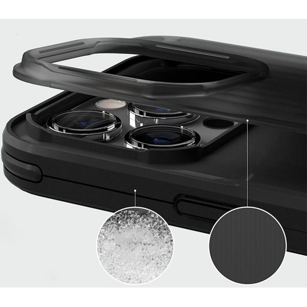 Elago для iPhone 14 Pro Max чехол BUCKLER (pc/tpu) черный - фото 4