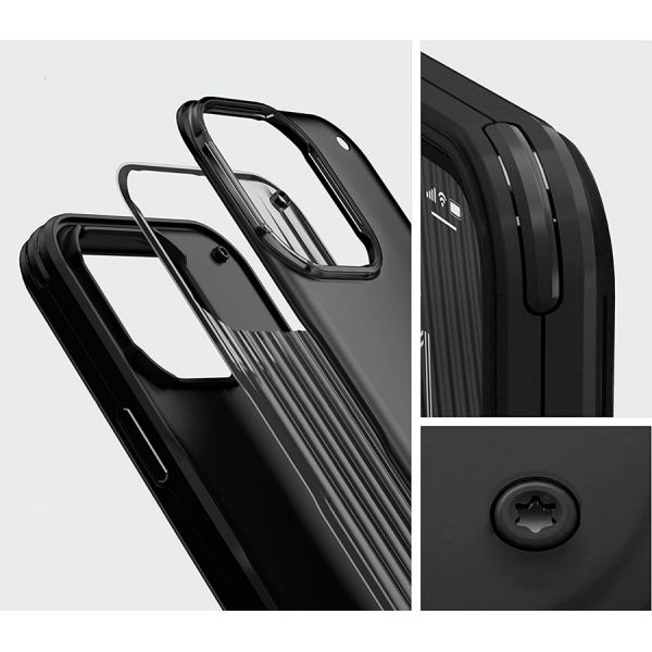 Elago для iPhone 14 Pro Max чехол BUCKLER (pc/tpu) черный - фото 3