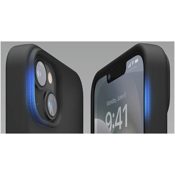 Elago для iPhone 14 чехол Soft silicone (Liquid) черный - фото 2