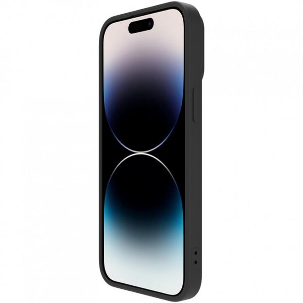 Чехол Nillkin для iPhone 14 Pro Max CamShield Silky Магнитный Силикон Элегантный черный - фото 5
