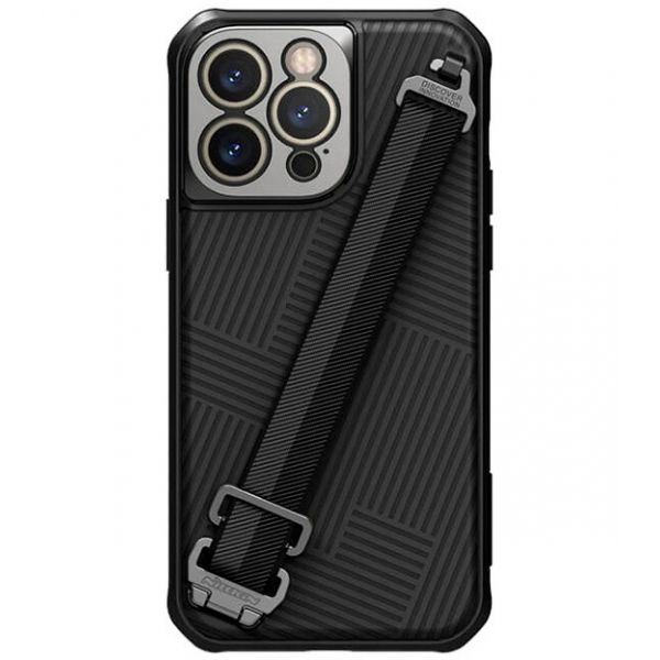 Чехол Nillkin для iPhone 14 Pro Max Ремешок Магнитный черный - фото 1