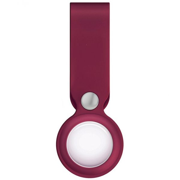 Чехол Uniq для Apple AirTag Vencer Силикон темно-бордово-красный - фото 2