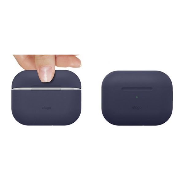 Чехол силиконовый Elago для AirPods Pro 2 чехол Silicone case Жан Индиго - баннер 3