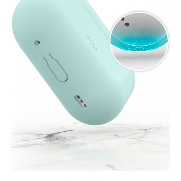 Чехол силиконовый Elago для AirPods Pro 2 чехол Silicone case ментоловый - фото 4