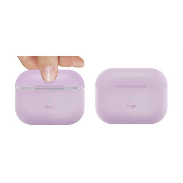 Чехол силиконовый Elago для AirPods Pro 2 чехол Silicone case лаванда - фото 3