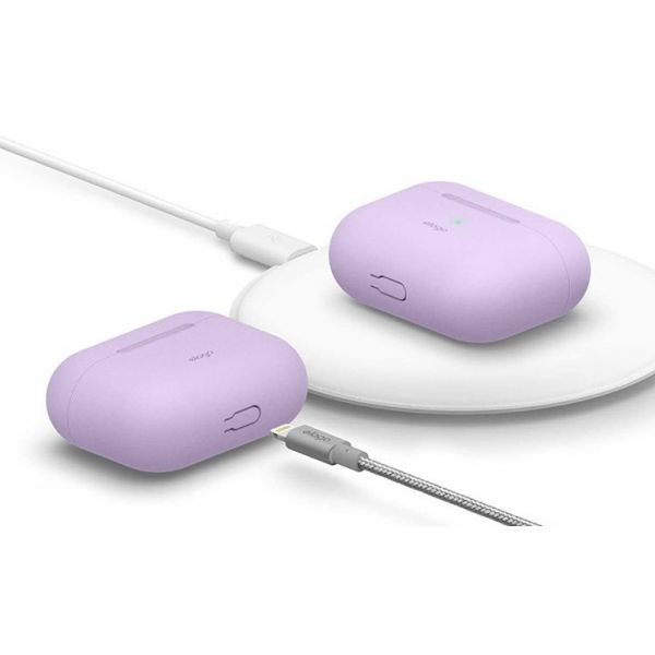 Чехол силиконовый Elago для AirPods Pro 2 чехол Silicone case лаванда - фото 2