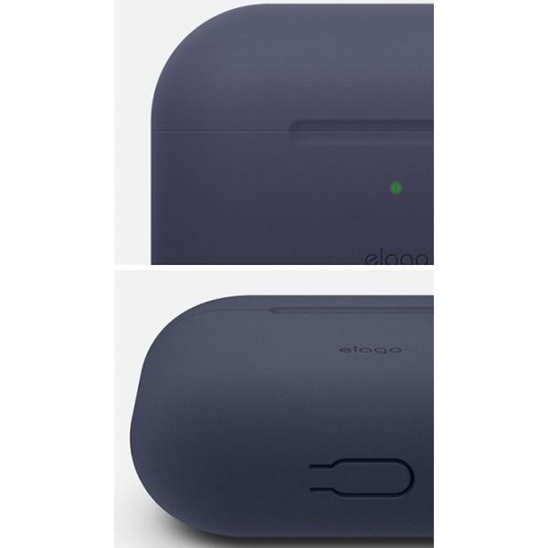 Чехол силиконовый Elago для AirPods Pro 2 чехол Silicone case Жан Индиго - баннер 4