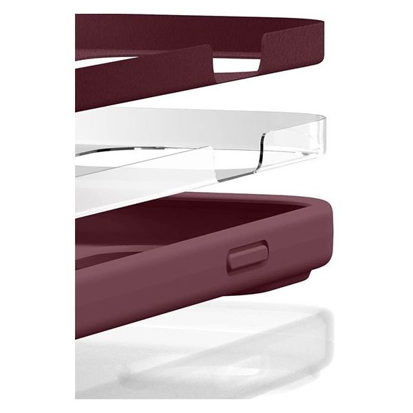 Elago для iPhone 14 чехол Soft silicone (Liquid) Бургундия - фото 4