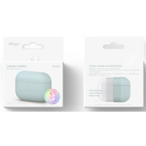 Чехол Elago для AirPods Pro Liquid case ментоловый - фото 5