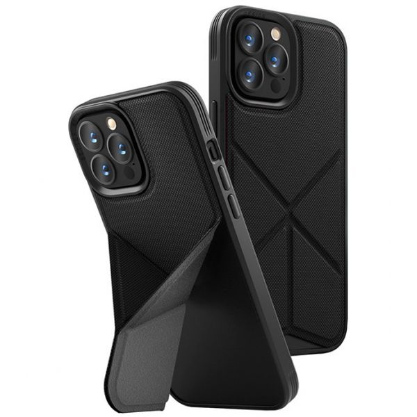 Uniq для iPhone 14 Pro Max чехол Transforma черный (MagSafe) - фото 1