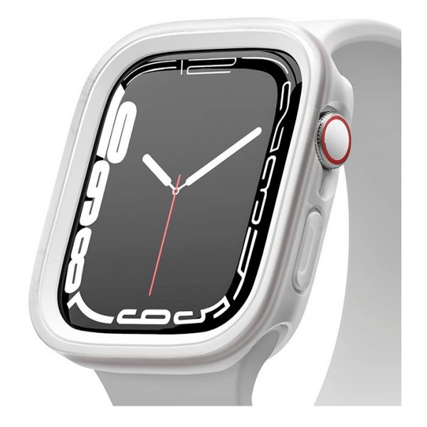 Ремешок Elago для Apple Watch 44/45 mm чехол DUO case Прозрачный/белый - фото 1