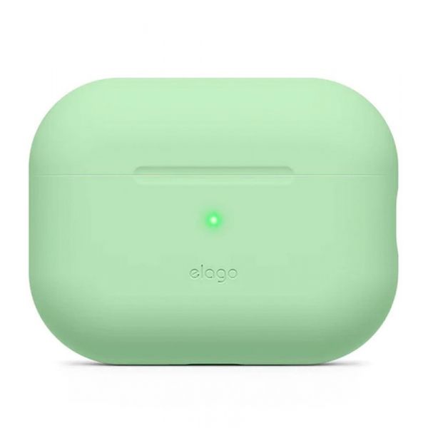 Чехол силиконовый Elago для AirPods Pro 2 чехол Silicone case Пастельно-зеленый - фото 1