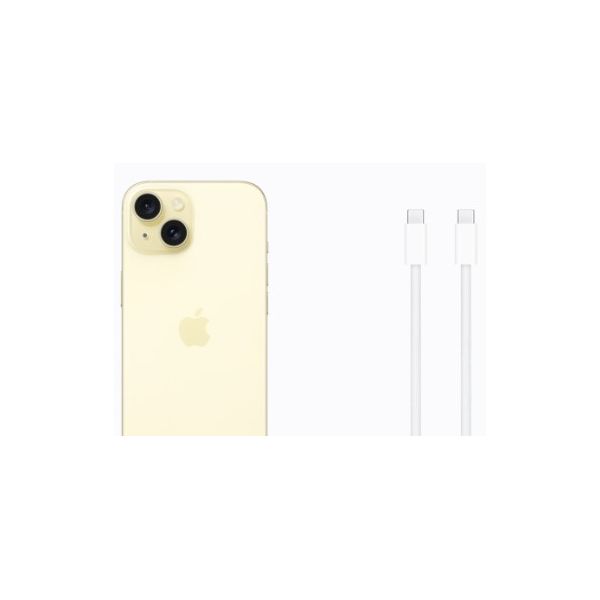 Apple iPhone 15, 128 ГБ, жёлтый - фото 10