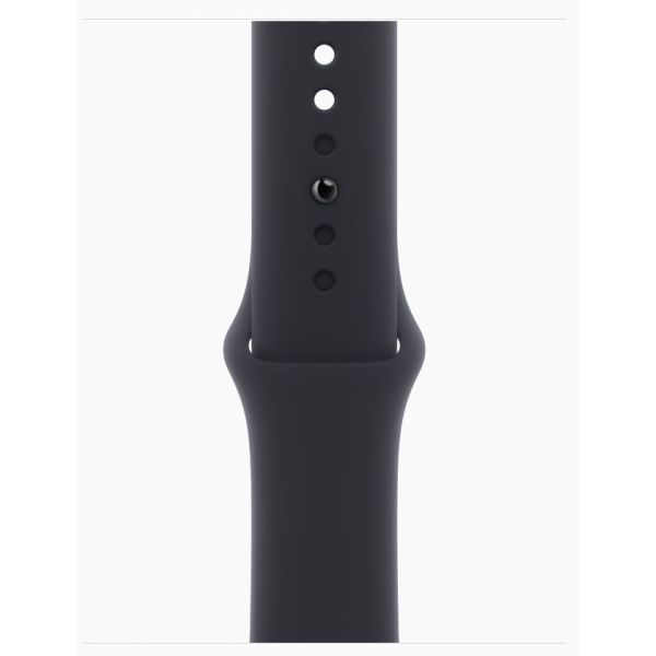 Apple Watch Series 9, 41 мм, алюминиевый «тёмная ночь», спортивный «тёмная ночь» (M/L), (Другие страны) - фото 4