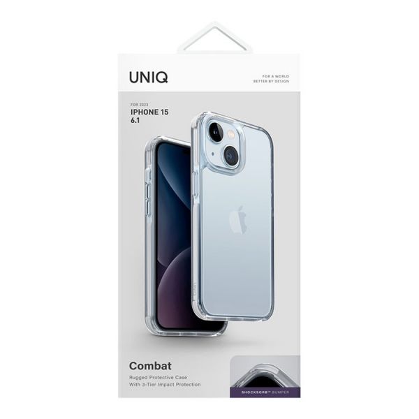 Чехол Uniq для iPhone 15 Combat Белый - фото 7