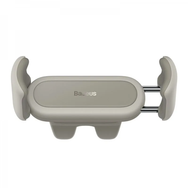 Держатель автомобильный Baseus Steel Cannon 2 Air Outlet Car Mount кремово-белый - фото 4