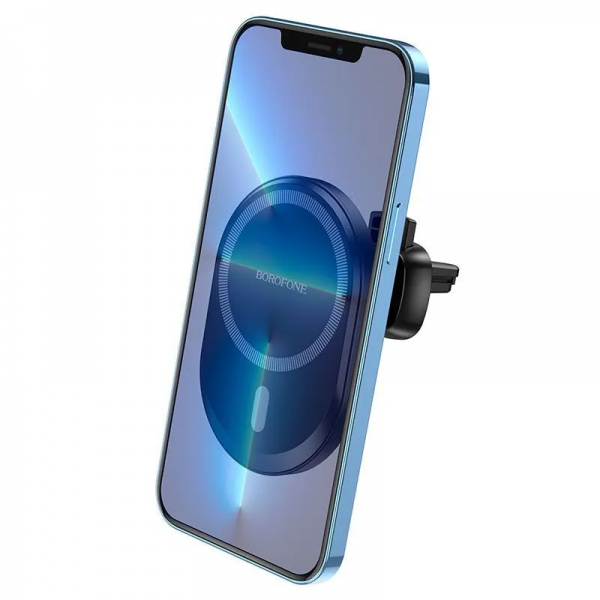 Автодержатель Borofone BH71, магнитный, на дефлектор (черный) - фото 4