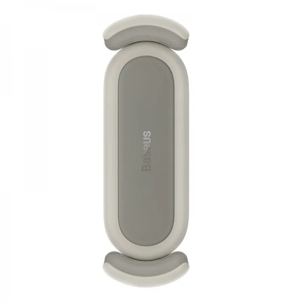 Держатель автомобильный Baseus Steel Cannon 2 Air Outlet Car Mount кремово-белый - фото 5