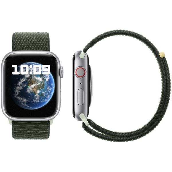 Apple Watch Series 9, 41 мм, алюминиевый корпус «сияющая звезда», спортивный ремешок «сияющая звезда» (M/L) - фото 4