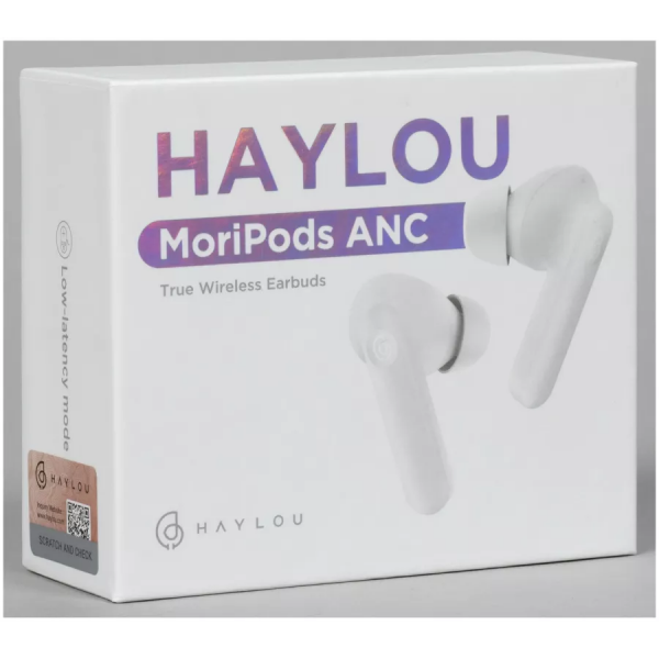 Беспроводные наушники Xiaomi Haylou Moripods ANC, белый - фото 5