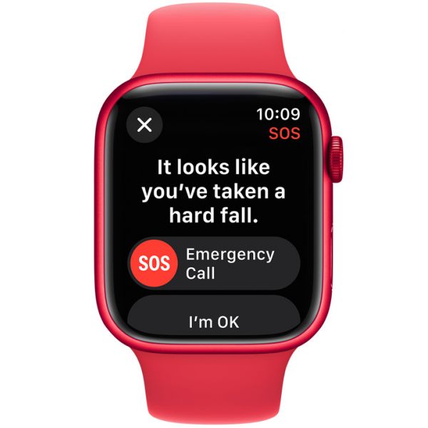 Apple Watch Series 9, 45 мм, алюминиевый корпус розовый, спортивный ремешок розовый (M/L) - фото 9