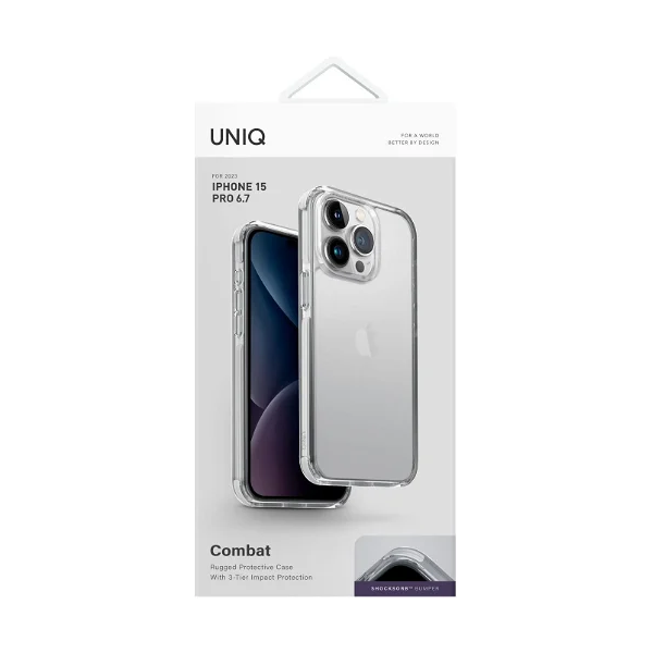 Чехол Uniq для iPhone 15 Pro Max Combat Белый - фото 7