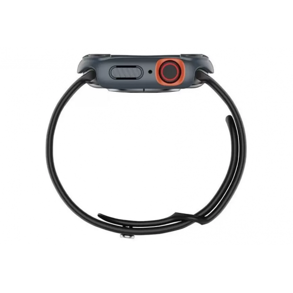 Чехол Nillkin для Apple Watch 4/5/6/SE 40 mm CrashBumper case with Стекло Серое - фото 2