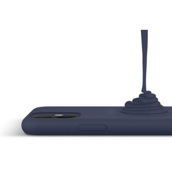 Чехол Elago для iPhone 11 Soft silicone case Синий - фото 4