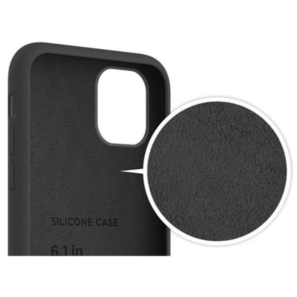 Чехол Elago для iPhone 11 Soft silicone case Черный - фото 4