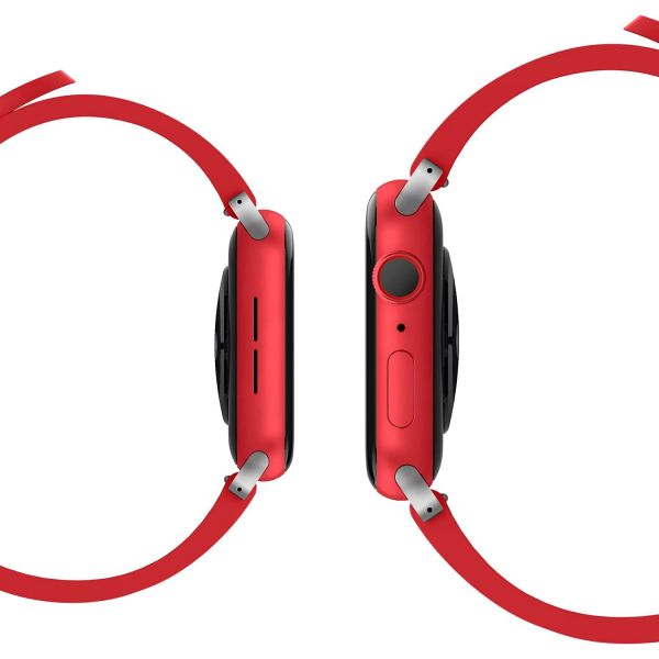 Ремешок Elago для Apple Watch 38/40/41 mm Sport Rubber strap Красный - фото 2