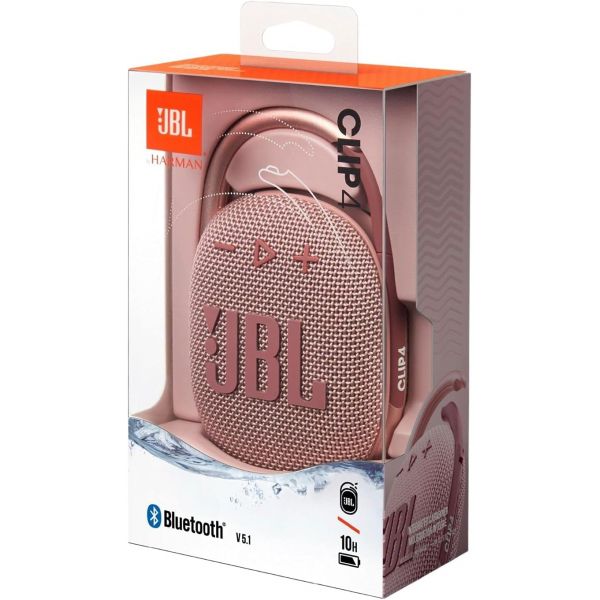 Акустическая система JBL CLIP 4, розовый - фото 6