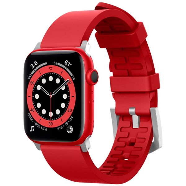 Ремешок Elago для Apple Watch 38/40/41 mm Sport Rubber strap Красный - фото 1
