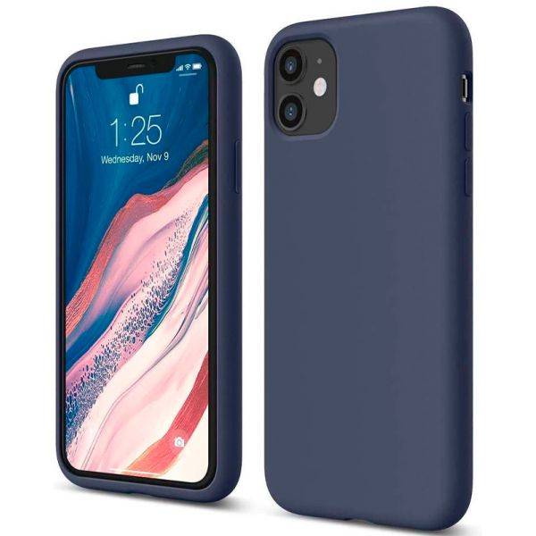 Чехол Elago для iPhone 11 Soft silicone case Синий - фото 1
