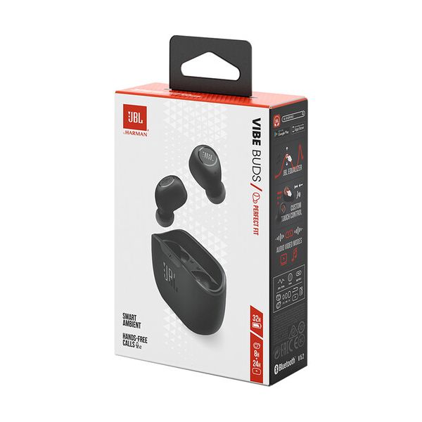 Беспроводные Наушники TWS JBL WAVE BUDS черный (2.0, внутриканальные, 20 Гц - 20000 Гц, 16Ω, Bluetooth, 5.2) - фото 11