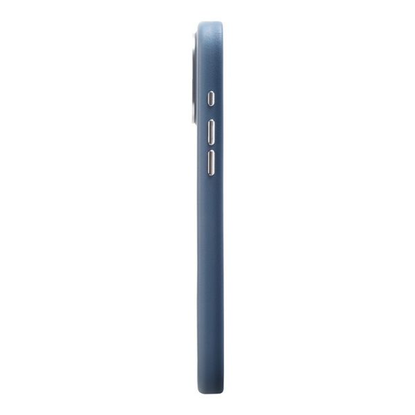 Чехол Uniq для iPhone 15 Pro COEHL MUSE Leatherette с ремешком Сапфировый синий (MagSafe) - фото 2
