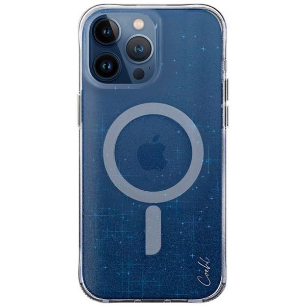 Чехол Uniq для iPhone 15 Pro Max COEHL Lumino Прусский синий (MagSafe) - фото 1