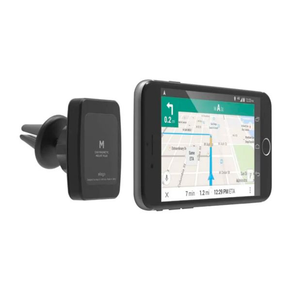 Автодержатель Elago Magnetic Mount Plus (для больших), черный - фото 1