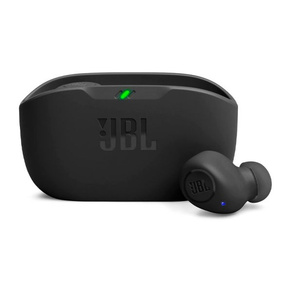 Беспроводные Наушники TWS JBL WAVE BUDS черный (2.0, внутриканальные, 20 Гц - 20000 Гц, 16Ω, Bluetooth, 5.2) - фото 1