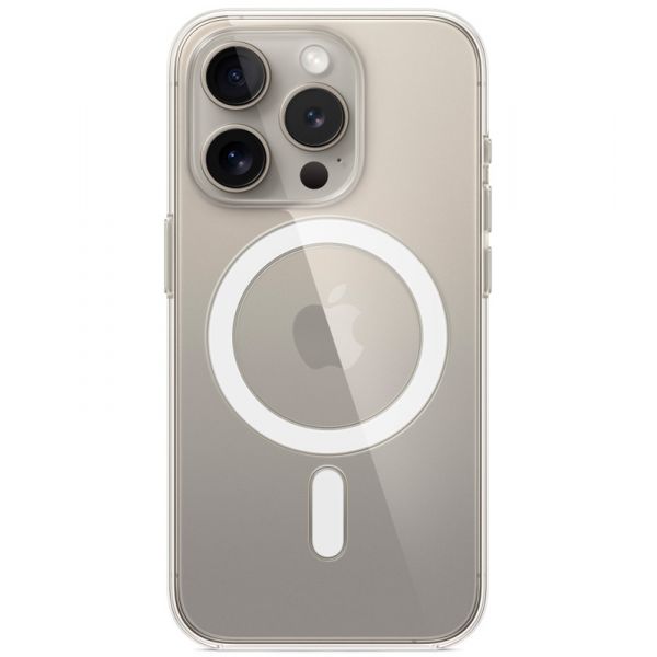 Прозрачный чехол с поддержкой MagSafe Apple Clear Case для iPhone 15 Pro - фото 1