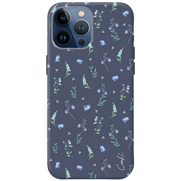 Чехол Uniq для iPhone 15 Pro Max COEHL Prairie Лавандовый синий - фото 1